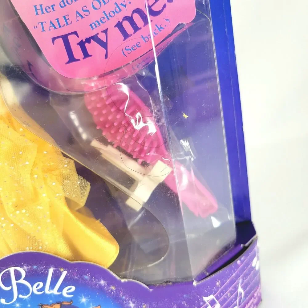 Vintage Disney Musical Princess Belle Doll Beauty & The Beast 1994 Mattel - Read